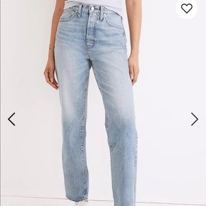 madewell perfect vintage jean size 27